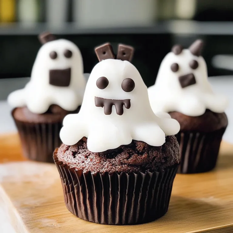 Marshmallow Ghost Cupcakes