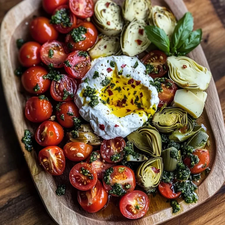 Mediterranean Burrata Board