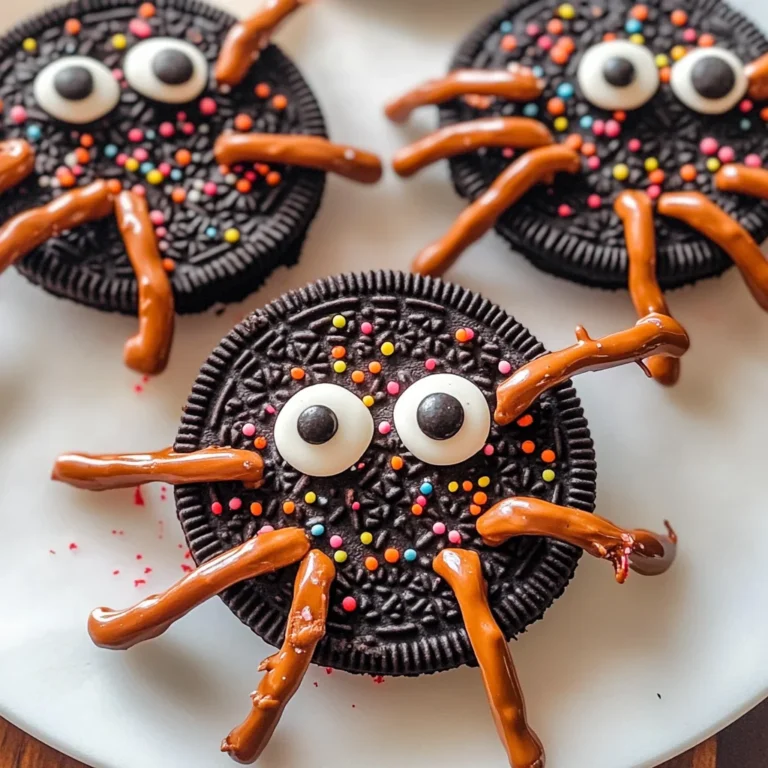 Oreo Spider Halloween Cookies