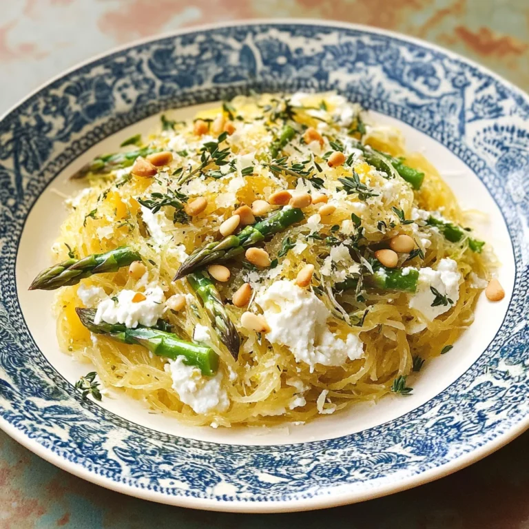 Recipe: Spaghetti Squash with Asparagus, Ricotta, Lemon, and Thyme