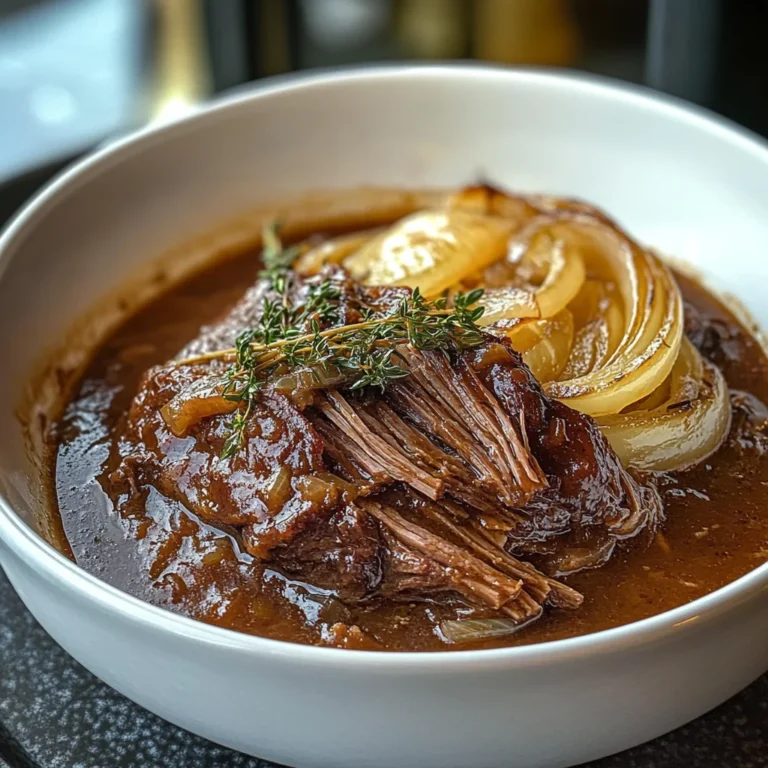 Savory French Onion Pot Roast Recipe for Comfort Food Lovers