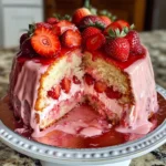 Strawberry Cream Cheese Pound Cake Recipe