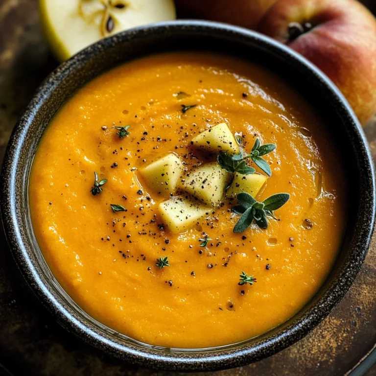 Sweet Potato and Apple Soup