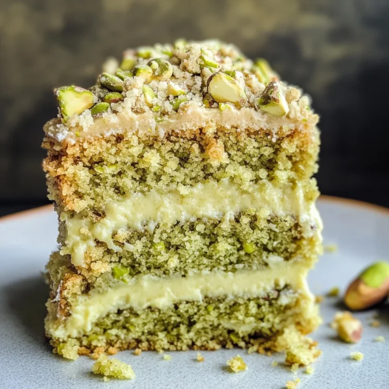 Vegan Pistachio Coffee Cake