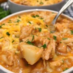 White Cheddar & Apple Chicken Chili