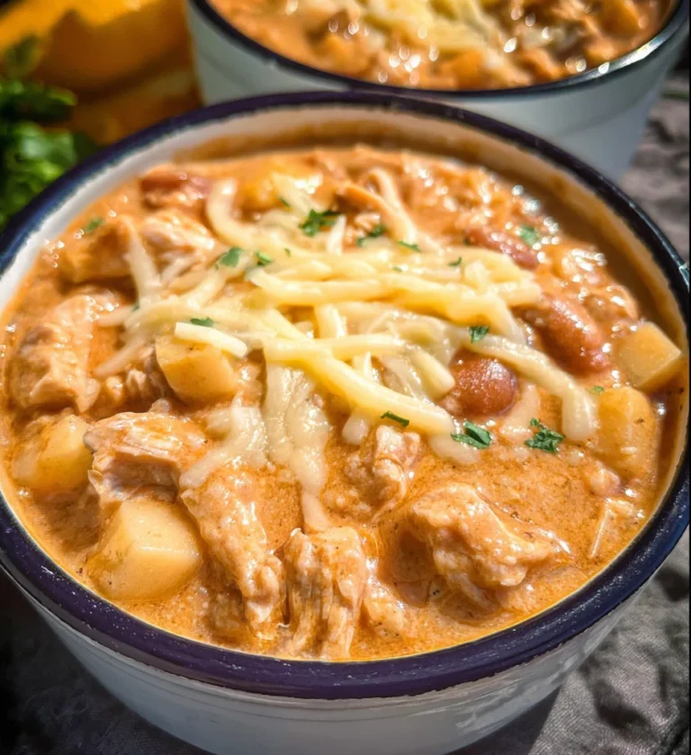 White Cheddar & Apple Chicken Chili