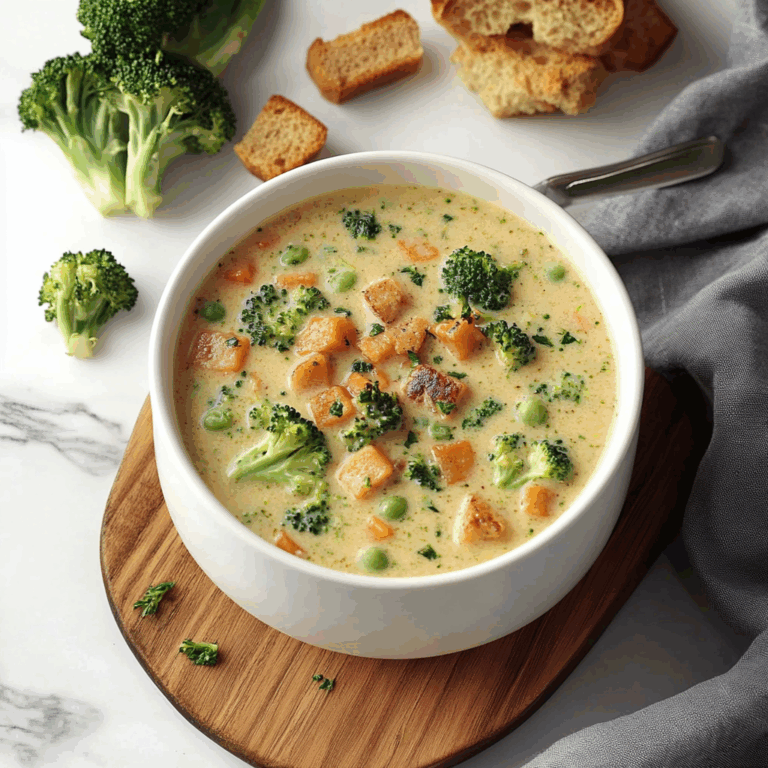 Smoked Gouda Broccoli Soup