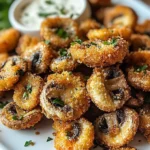 Air Fryer Ranch Mushrooms