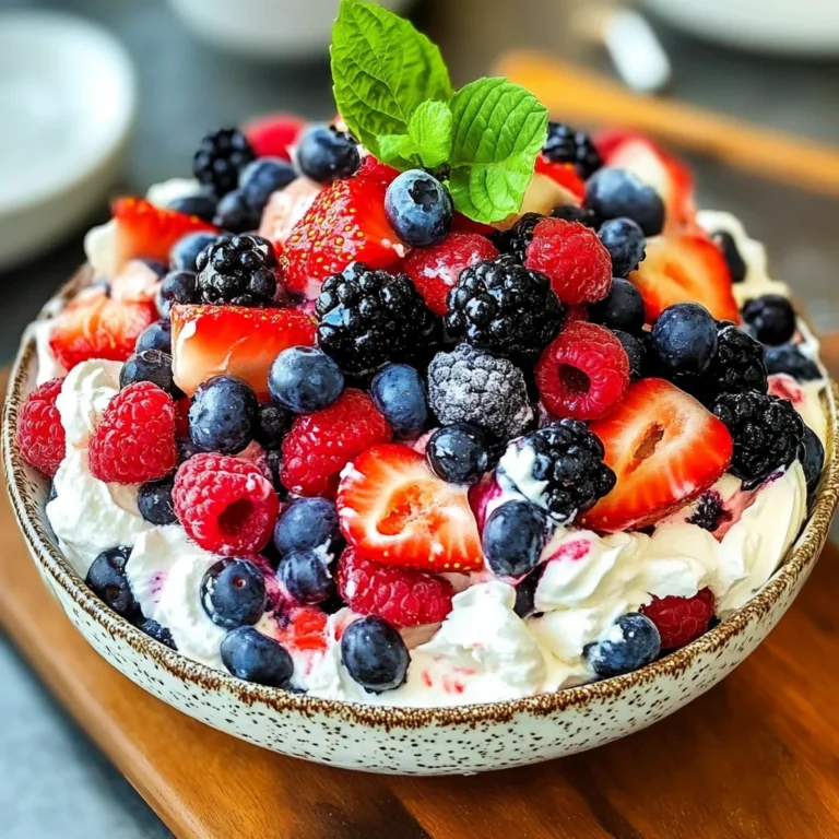 Berry Cheesecake Salad