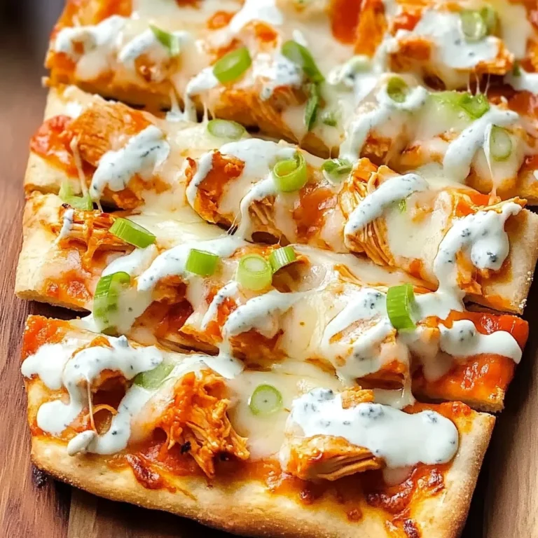 Buffalo Chicken Flatbread