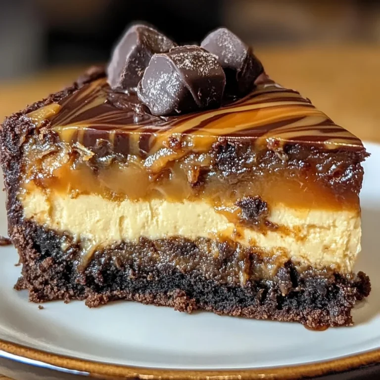 Caramel Brownie Cheesecake