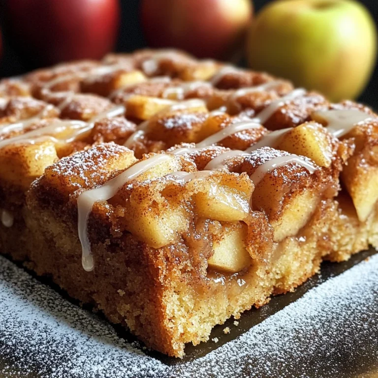 Cinnamon Apple Fritter Cake Recipe