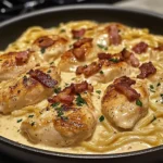 Creamy One-Pan Chicken Carbonara