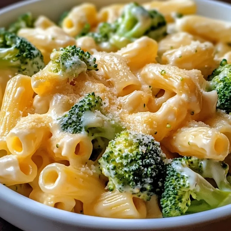 Creamy Vegetarian Broccoli Cheddar Pasta