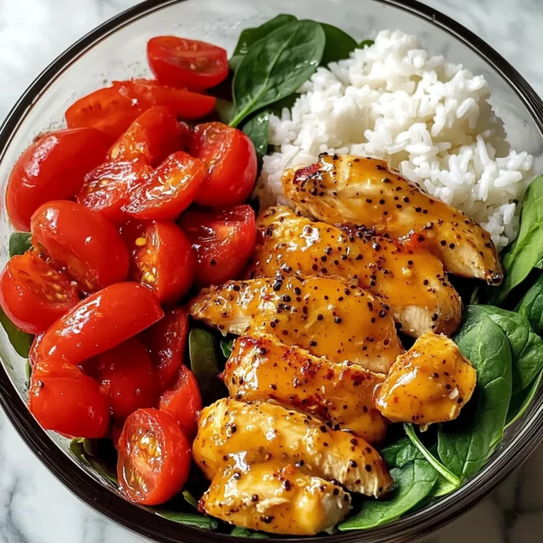 Honey Mustard Chicken Meal Prep Bowl
