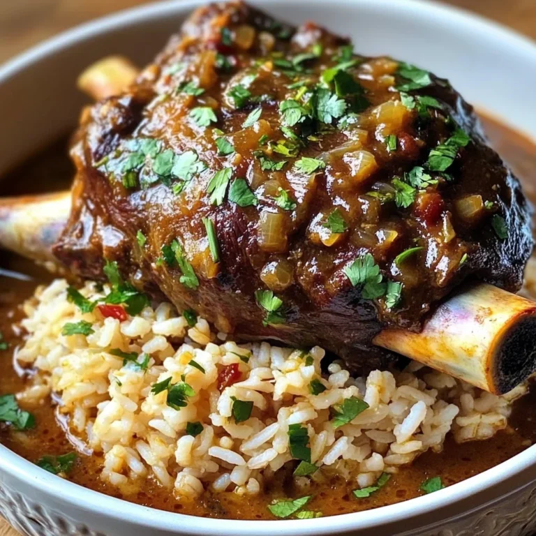 Lemongrass-Ginger Lamb Shank with Coconut Rice