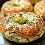 Low Carb Keto Zucchini Bagel Recipe for Healthy Mornings!