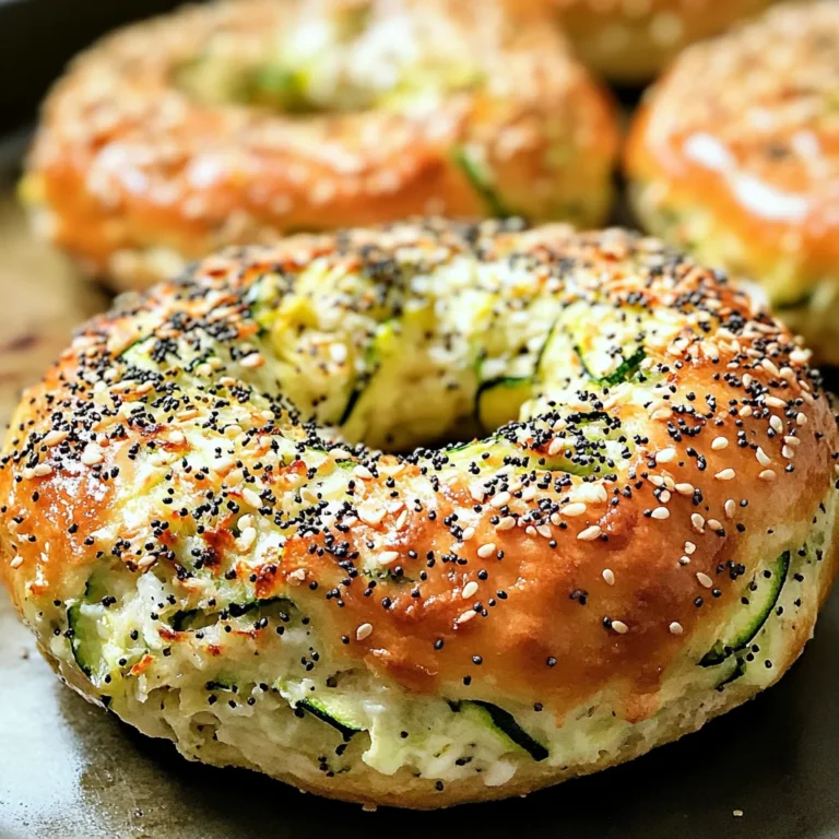 Low Carb Keto Zucchini Bagel Recipe for Healthy Mornings!