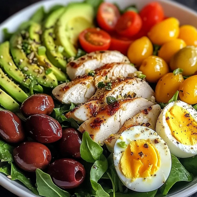 Mediterranean Chicken & Egg Power Salad