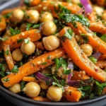 Moroccan Carrot and Chickpea Salad