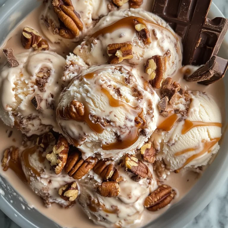 No Churn Turtle Ice Cream