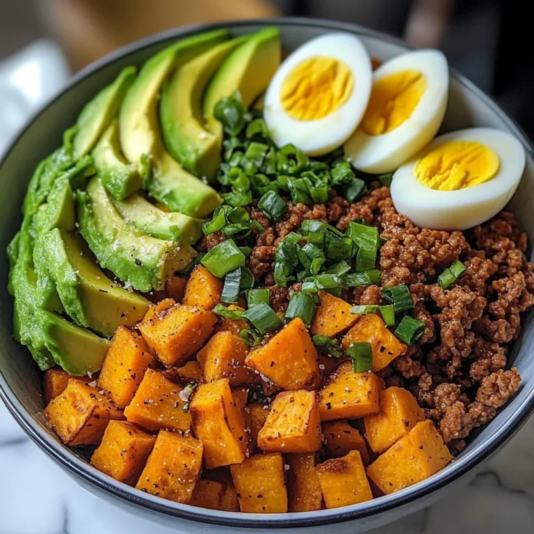 Protein Power Bowl with Sweet Potatoes & Avocado