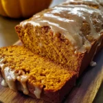 Pumpkin Bread with Cinnamon Glaze