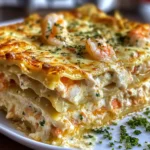 Seafood Lasagna with Shrimp & Crab