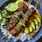 Sesame Ginger Steak Skewers