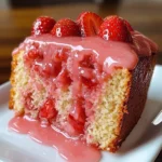Strawberry Pound Cake with Strawberry Glaze