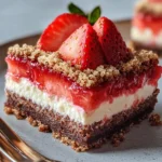 Strawberry Shortcake Brownies