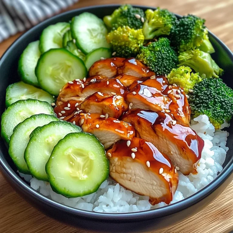Teriyaki Chicken Rice Bowl with Fresh Veggies