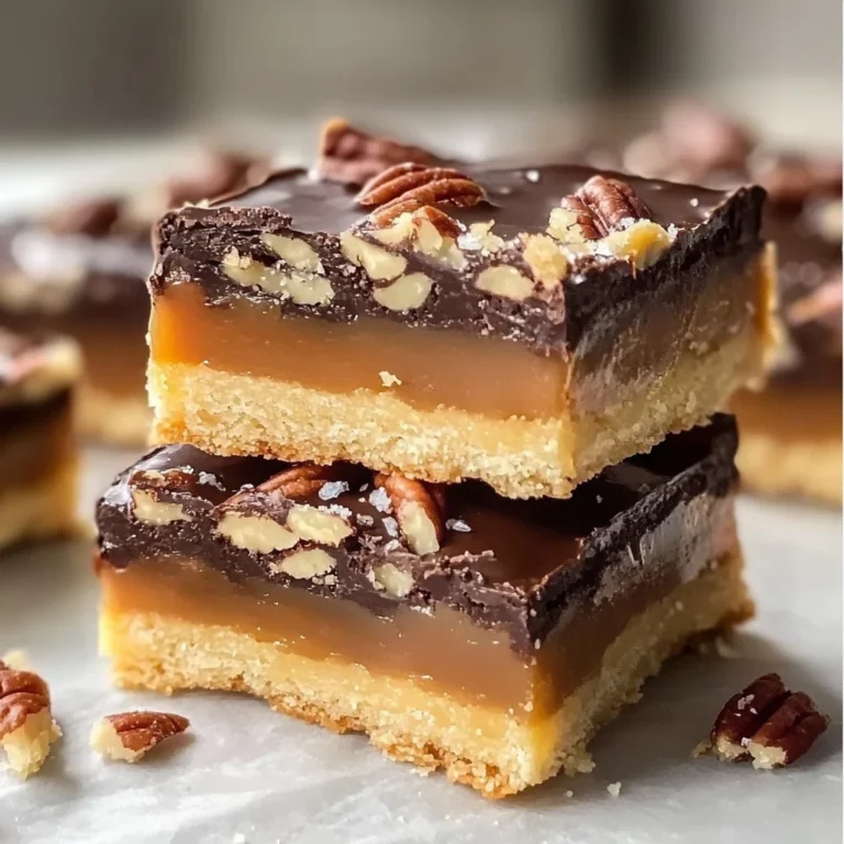 Turtle Pecan Millionaire Shortbread Bars