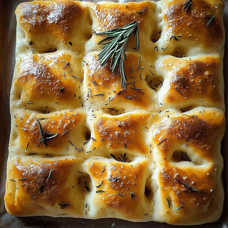 Easy Focaccia Bread Recipe