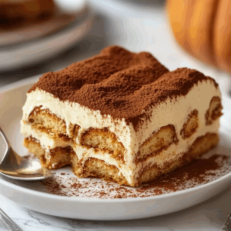 Pumpkin Spice Tiramisu Recipe